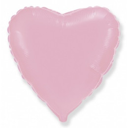M FM Шар (32''/81 см) Сердце, Пастель, Pink, 1 шт.