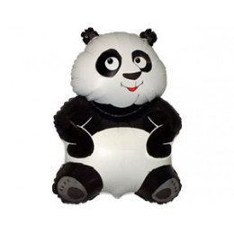 M FM Шар (33''/84 см) Фигура, Большая панда, Белый, 1 шт.