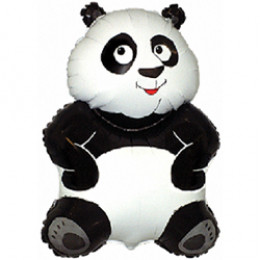 M FM Шар (13''/33 см) Мини-фигура, Большая панда, Белый, AIR, 1 шт.