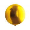 M Agm 3D Шар (16"/41 см) Сфера, Б/РИС, Металлик, Gold, 1 шт.