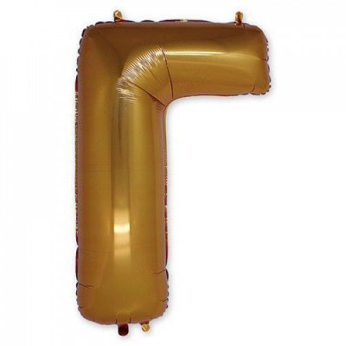 M Grb Шар (40"/101 см) Буква, Г, Gold, 1 шт.