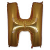 M Grb Шар (40"/101 см) Буква, Н, Gold, 1 шт.