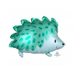 M Agm Шар (20"/50 см) Фигура, Ежик зеленый, S50, 1 шт.