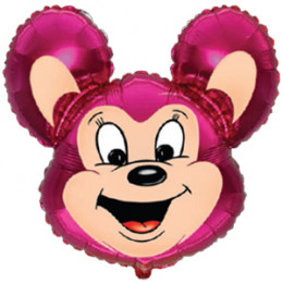 M FM Шар (14''/36 см) Мини-фигура, Могучая мышь, Фуше, AIR, 1 шт.