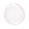 M Agm Шар (18"/45 см) Сфера, Bubble, Б/РИС, Light/Pink, 1 шт.