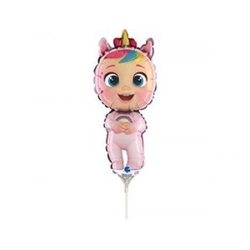 M Grb Шар (14"/36 см) Мини-фигура, Cry Babies Младенец Dreamy, 1 шт.