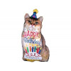 M Agm Шар (33"/83 см) Фигура, HB Кот фотографичный, P35, 1 шт.