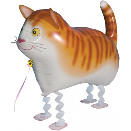 Воздушный шар ходячая фигура (24''/61 см) Кот, 1 шт.