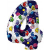 M Ag Шар (32"/81 см) Цифра, 4, Космонавтики, 1 шт.