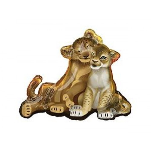 M Agm Шар (31"/78 см) Фигура, Король Лев Симба и Нала, P38, 1 шт.