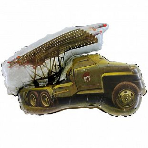 M Grb Шар (34"/85 см) Фигура, Боевая машина, 1 шт.