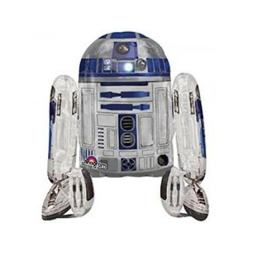 M Agm Шар (44"/111см) Фигура, Звездные войны R2D2, P90, 1 шт.