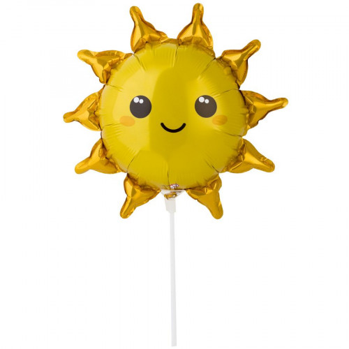 M FM Шар (11"/29 см) Мини-фигура, Солнце, AIR, 1 шт.