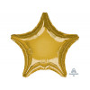 M Agm Шар (19"/48 см) Звезда, Б/РИС, Металлик Gold, 1 шт.