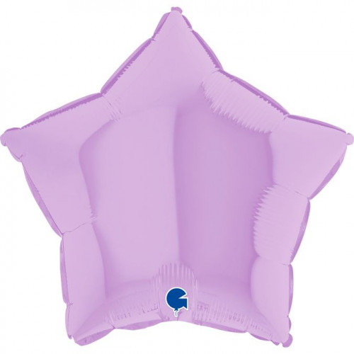 M Grb Шар (18"/46 см) Звезда, Сиреневый Пастель / Matte Lilac, 1 шт.