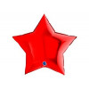 M Grb Шар (36"/91 см) Звезда, Металлик Red, 1 шт.