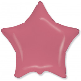 М FM Шар (18''/46 см) Звезда, Коралловый, Макарунс, 1 шт.