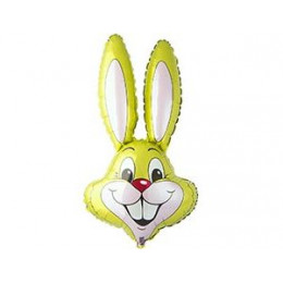 M FM Шар (35''/89 см) Фигура, Заяц, Салатовый, 1 шт.