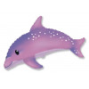 M FM Шар (11''/28 см) Мини-фигура, дельфин розовый 1 шт.