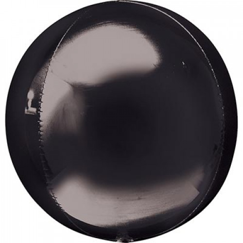 А 3D СФЕРА Б/РИС 16" Металлик Black 1 шт.