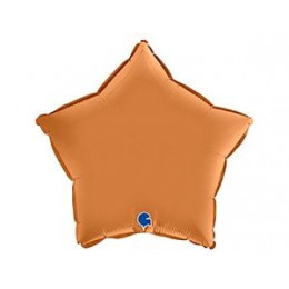 Г Б/РИС ЗВЕЗДА 18" Сатин Caramel 1 шт.