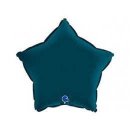 Г Б/РИС ЗВЕЗДА 18" Сатин Petrol Blue 1 шт.