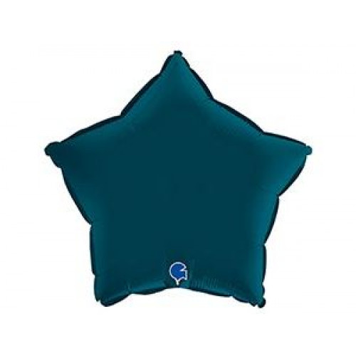 Г Б/РИС ЗВЕЗДА 18" Сатин Petrol Blue 1 шт.