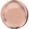 M Agm 3D Шар (16"/41 см) Сфера, Б/РИС, Металлик, Rose Gold, 1 шт.