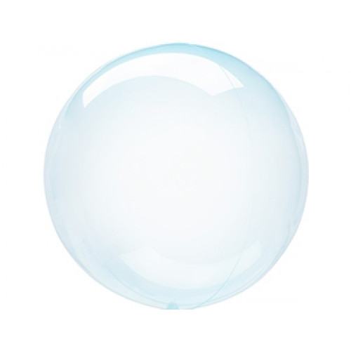 M Agm Шар (18"/45 см) Сфера, Bubble, Б/РИС, Кристалл, Blue, 1 шт.