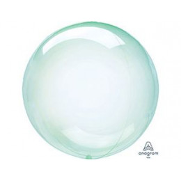 M Agm Шар (18"/45 см) Сфера, Bubble, Б/РИС, Кристалл, Green, 1 шт.