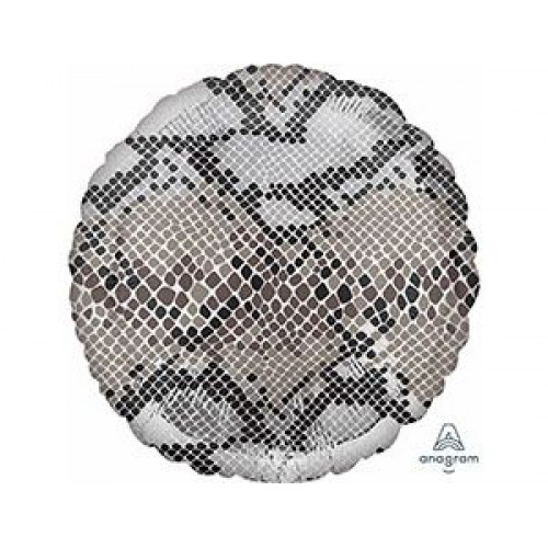 M Agm Шар (18"/46см) Круг, Б/РИС, Змеиная кожа Сафари, 1 шт.