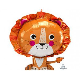 M Agm Шар (24"/60 см) Фигура, Лев, P35, 1 шт.