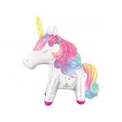 M Agm Шар (25"/63 см) Фигура, Единорог спящий, A75, 1 шт.