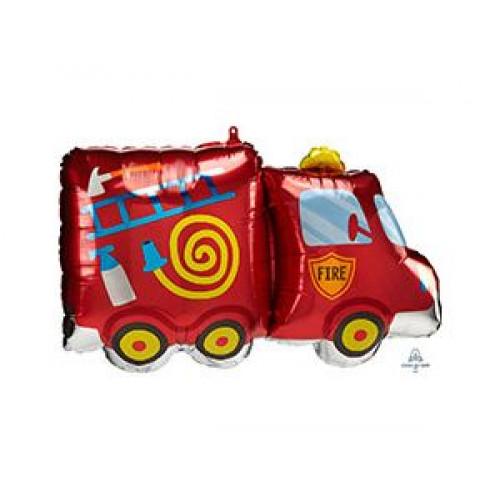 M Agm Шар (30"/76 см) Фигура, Машина пожарная, P35, 1 шт.