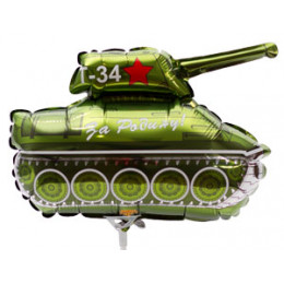 M FM Шар (12''/30 см) Мини-фигура, Танк Т-34, AIR, 1 шт.