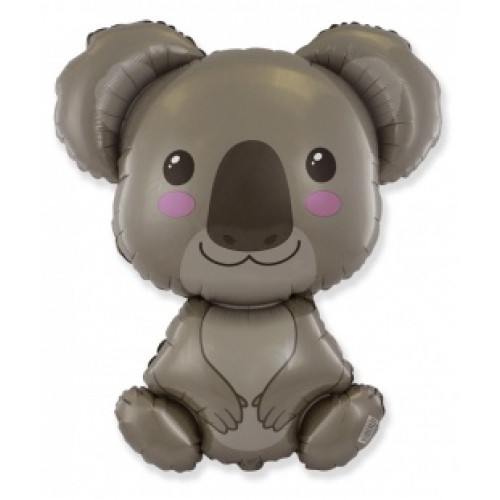 M FM Шар (14''/36 см) Мини-фигура, Коала, AIR, 1 шт.
