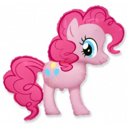 M FM Шар (14''/36 см) Мини-фигура, My Little Pony, Лошадка Пинки Пай, AIR, 1 шт.