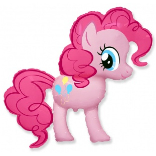 M FM Шар (14''/36 см) Мини-фигура, My Little Pony, Лошадка Пинки Пай, AIR, 1 шт.