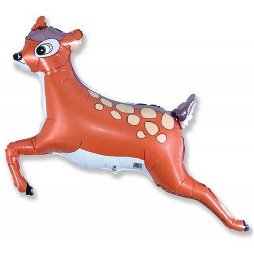 M FM Шар (14''/36 см) Мини-фигура, Олень AIR, 1 шт.