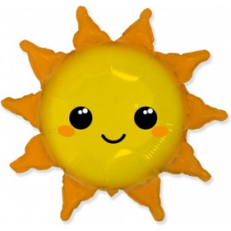 M FM Шар (31''/79 см) Фигура, Солнце, 1 шт.