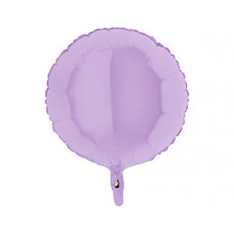M Grb Шар (18"/46см) Круг, Б/РИС, Пастель Matte Lilac, 1 шт.