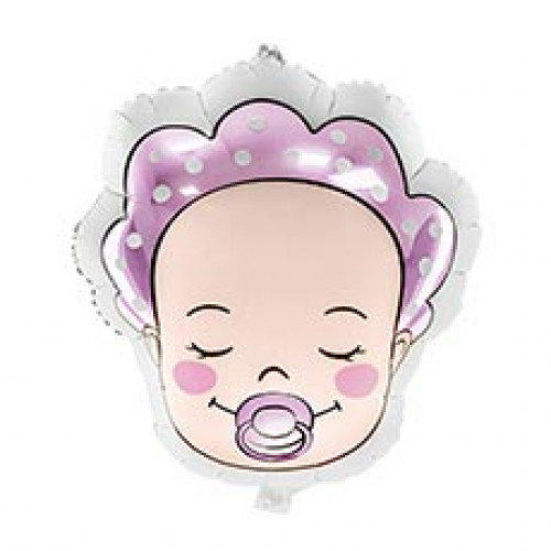 M PD Шар (18"/45 см) Фигура, Малыш BABY GIRL, 1 шт.