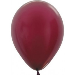 S Шар (5''/13 см) Бургундия (518), металлик, 100 шт.