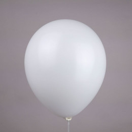 Шар12'' Пастель белый/White (50 шт./уп.) /БК