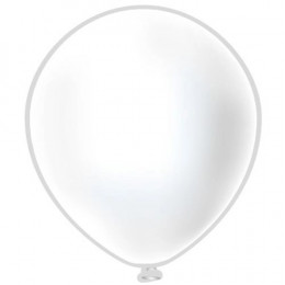 Шар24'' Пастель белый/White 1 ШТ.БК